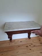 Vintage Planchet van mahoniehout met marmeren blad, Antiek en Kunst, Antiek | Meubels | Tafels, Ophalen