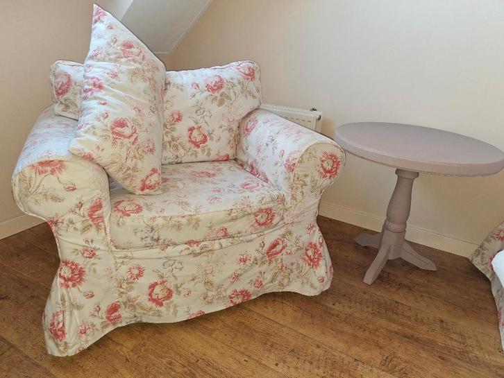 fauteul, Huis en Inrichting, Fauteuils, Gebruikt, Hout, Stof, 100 tot 125 cm, 75 tot 100 cm, Ophalen