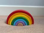 Regenboog stapeltoren, Kinderen en Baby's, Speelgoed | Houten speelgoed, Ophalen, Zo goed als nieuw, Overige typen