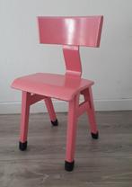 Vintage roze houten schoolstoeltje van Rolf Groep nr 57, Ophalen of Verzenden, Zo goed als nieuw, Stoel(en)