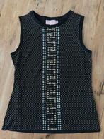 Versace tank for H&M, maat 34, Zwart, Ophalen of Verzenden, Zo goed als nieuw, Korte mouw
