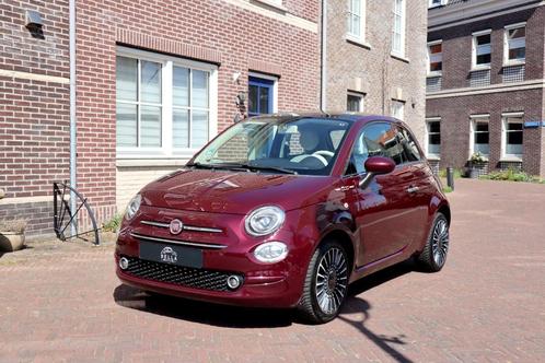 Fiat 500 1.2 Lounge| Panoramadak | Bordeaux Rood |, Auto's, Fiat, Bedrijf, ABS, Airbags, Airconditioning, Alarm, Bluetooth, Boordcomputer