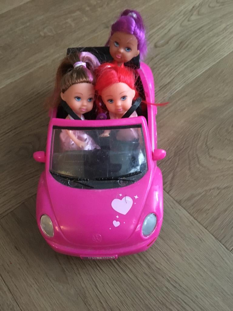 Barbie, Evi Love in Cabrio, Ophalen of Verzenden, Zo goed als nieuw, Barbie