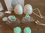 Elvie handsfree borstkolf set + lekschalen, Ophalen of Verzenden, Gebruikt, Borstkolf