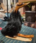 Houten eend in wintersportstijl, Huis en Inrichting, Ophalen of Verzenden, Nieuw