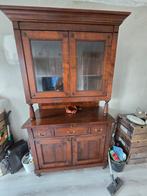 Koloniale Houten Vitrinekast in Antieke Stijl, Antiek en Kunst, Antiek | Meubels | Kasten, Ophalen