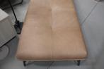Luxe daybed lounge LENNOX Jess Design metaal leer naturel, Huis en Inrichting, Ophalen, Zo goed als nieuw, Metaal, 75 tot 100 cm