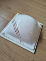 Dijkstra Plafondlamp - Space Age Jaren 80 vintage retro, Ophalen of Verzenden, Gebruikt, Glas, Space Age