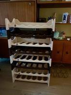 Vintage Flair Wijnrek Flessenrek seventies, Ophalen, Kunststof, Gebruikt, 25 flessen of meer