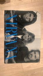 Nirvana vlag, Verzamelen, Muziek, Artiesten en Beroemdheden, Ophalen of Verzenden, Nieuw, Poster, Artwork of Schilderij