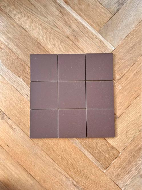 Vintage oude tegels keramiek 10x10 nieuw in verpakking, Doe-het-zelf en Verbouw, Tegels, Nieuw, Vloertegels, Keramiek, Minder dan 20 cm
