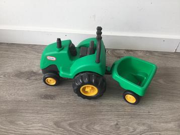 Grote Little tikes trekker met kar 40x23 cm beschikbaar voor biedingen