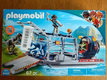 Playmobil 9433 Luchtkussenboot met Dinokooi - The Explorers! beschikbaar voor biedingen