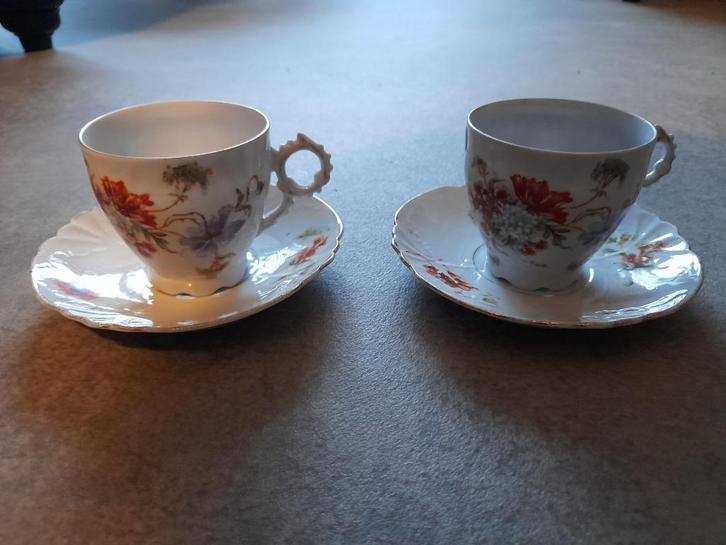 2 Umbra servies kop en schotel Rorstrand Zweden, Antiek en Kunst, Antiek | Servies compleet, Ophalen of Verzenden