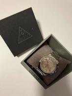 Zilveren guess horloge, Staal, Guess, Ophalen of Verzenden, Zo goed als nieuw