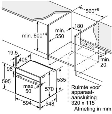 Bosch inbouw heteluchtoven Serie 6 E-nr: HBG337BSSO HT5B20F0 beschikbaar voor biedingen