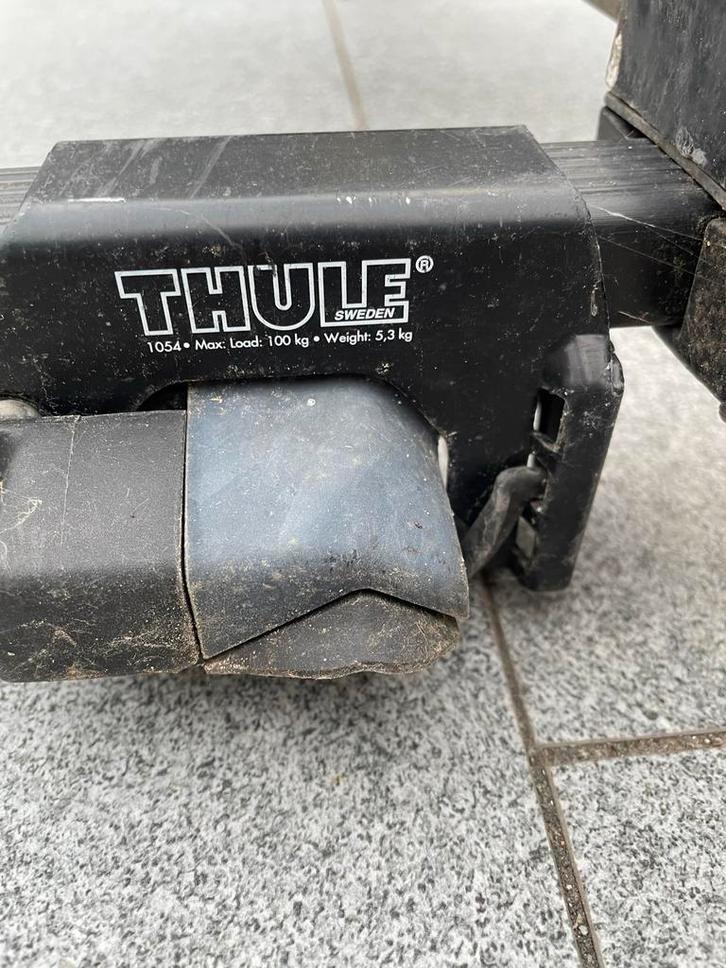 Thule Dakdrager + Fietsendrager (2 fietsen, zelfliftend), Auto diversen, Dakdragers, Gebruikt, Ophalen