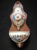 Antieke keramische fontein met bloemmotief, Antiek en Kunst, Ophalen of Verzenden