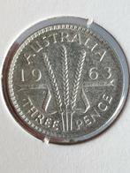 Australië, 3 pence 1963, zilver (19), Postzegels en Munten, Munten | Oceanië, Zilver, Ophalen of Verzenden