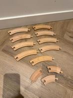 Heel goed 12x Brio houten trein spoor rails 33342 bocht set, Kinderen en Baby's, Ophalen of Verzenden, Zo goed als nieuw