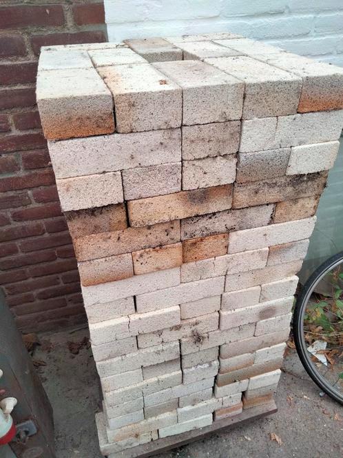 Vuurvaste Stenen voor Oven - 204 hele + halve, Doe-het-zelf en Verbouw, Metselstenen, Zo goed als nieuw, Bakstenen, Ophalen