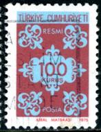 Turkije D140 - Dienstzegel, Postzegels en Munten, Ophalen of Verzenden, Republiek Turkije, Overige landen, Gestempeld