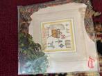 3 Borduurpatronen, restjes borduurgaren en -naalden, Hobby en Vrije tijd, Ophalen of Verzenden, Gebruikt, Handborduren, Borduurpakket