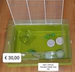 Hamsterkooi met toebehoren, Dieren en Toebehoren, Knaagdieren en Konijnen | Hokken en Kooien, Kooi, Minder dan 75 cm, Zo goed als nieuw