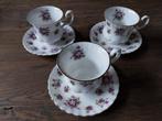Royal albert 3x kop en schotel Sweet Violets dames, Ophalen of Verzenden