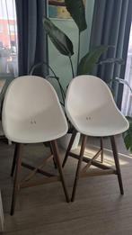 2 Ikea Fanbyn barstoelen, Ophalen, Kunststof, 60 tot 90 cm, Zo goed als nieuw