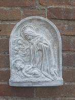 Maria bij kribbe wanddecoratie betonnen beeld tuinbeeld, Tuin en Terras, Ophalen of Verzenden, Nieuw
