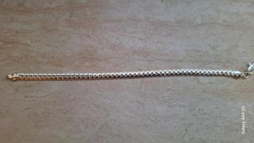 T.KA HAGELNIEUWE ECHT ZILVEREN 925 ARMBAND 20 CM  beschikbaar voor biedingen