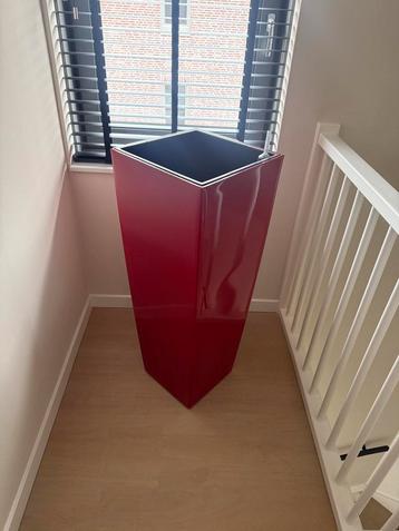 LECHUZA CUBICO ALTO 40 Rood - Plantenbak met Bewatering beschikbaar voor biedingen