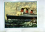 scheepvaart-foto/groot formaat-queen mary, Ophalen of Verzenden, Zo goed als nieuw, Motorboot, Boek of Tijdschrift