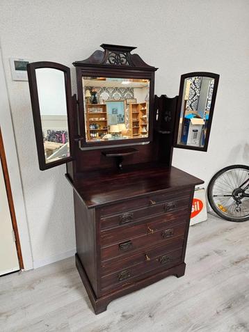 Antieke kaptafel  voor €295,-  beschikbaar voor biedingen