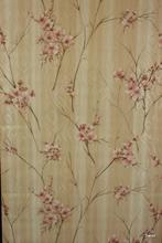 8865 vintage 70s bloesembehang met moiré effect swiet, Verzenden, Minder dan 10 m², Roze