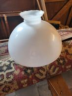 glazen lampenkap, Gebruikt, 25 tot 50 cm, Wit, Rond