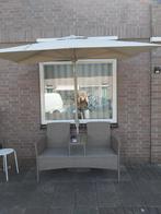 PARASOL HALVE  INTRATUIN NIEUW! MET VOET, Ophalen of Verzenden, Nieuw
