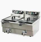 Professionele dubbele frituurpan HCB, Ophalen of Verzenden, Gebruikt, Fornuis, Frituur en Grillen
