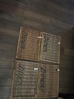 4 rattan placemats riviera maison, Huis en Inrichting, Ophalen of Verzenden, Zo goed als nieuw, Bord