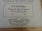 Handel - konzerte fur orgel und orchester - 4 handen, Orgel, Gebruikt, Klassiek, Ophalen of Verzenden