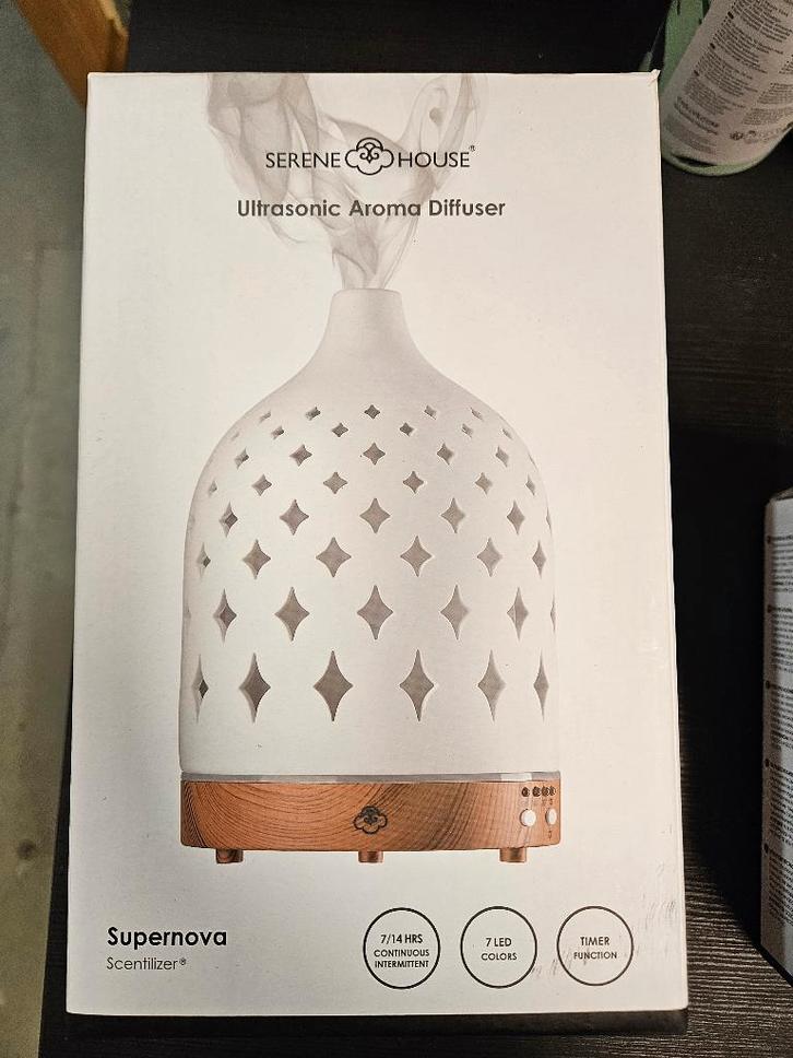 Aromdiffuser super nova, Huis en Inrichting, Lampen | Tafellampen, Nieuw, Minder dan 50 cm, Ophalen