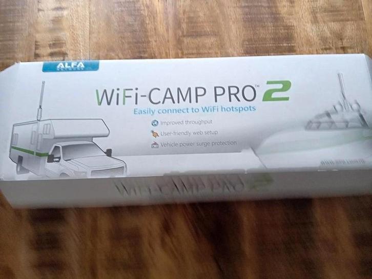Alfa WiFi-Camp Pro 2 - Nieuw in doos!, Computers en Software, WiFi-versterkers, Nieuw, Ophalen of Verzenden