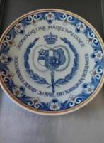 Delfts blauw bord Kroning Beatrix - 30 april 1980, Antiek en Kunst, Ophalen of Verzenden