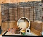 Knaagdier kooi incl inrichting, Kooi, Minder dan 75 cm, Zo goed als nieuw, Ophalen