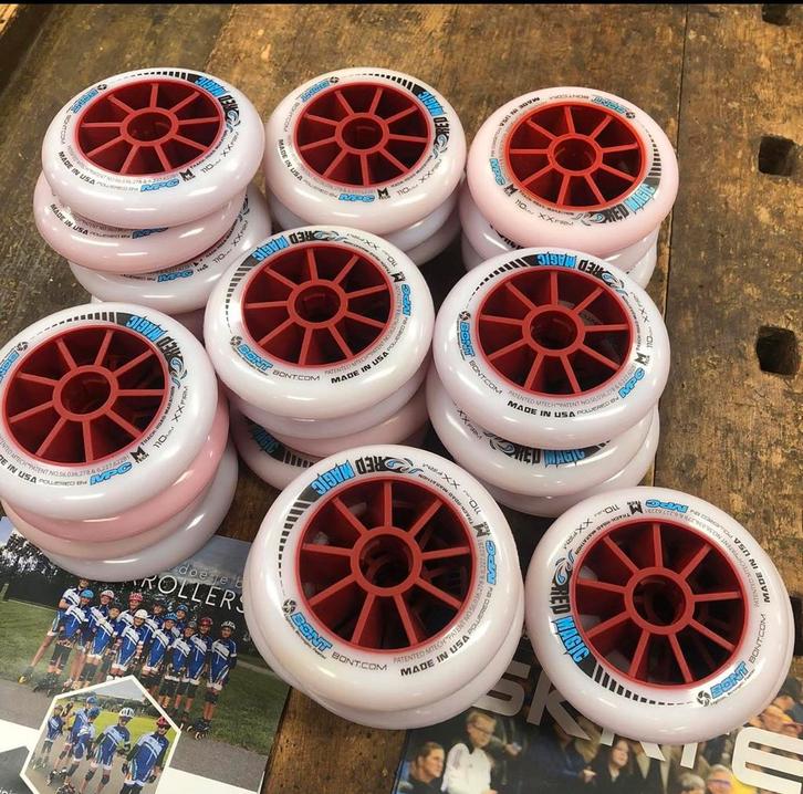 Bont red magic xx-firm 110mm (8 stuks), Sport en Fitness, Skeelers, Nieuw, Wielen of Lagers, Overige merken, Ophalen of Verzenden