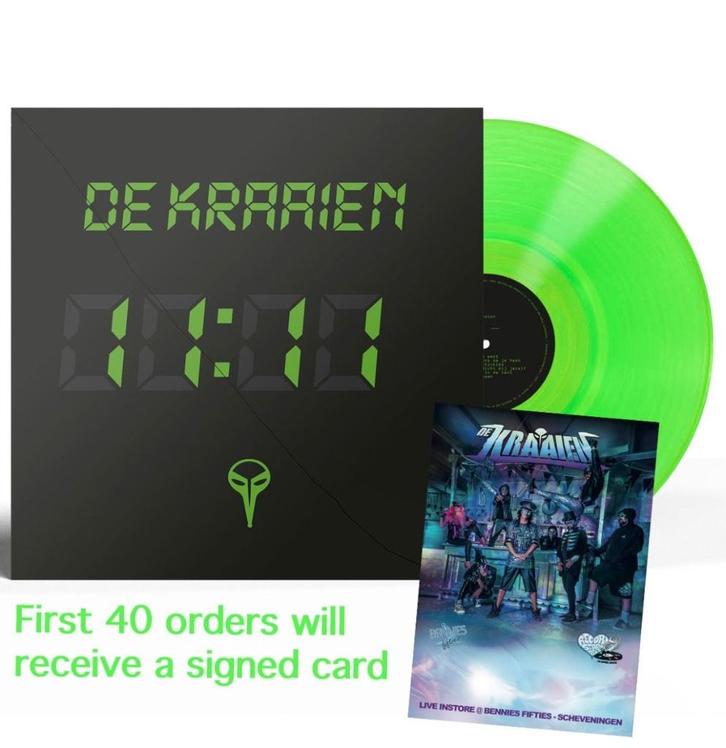 Vinyl LP Kraaien 11:11 incl GESIGNEERDE KAART NIEUW, Cd's en Dvd's, Vinyl | Nederlandstalig, Nieuw in verpakking, Pop, 12 inch
