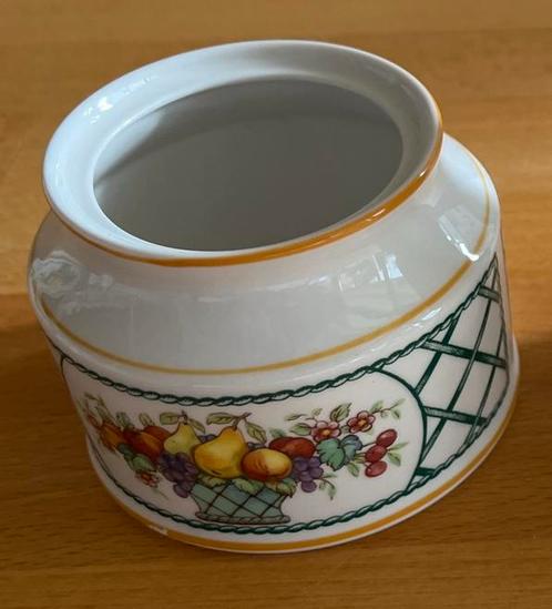 Villeroy&Boch Basket suikerpot, Huis en Inrichting, Keuken | Servies, Zo goed als nieuw, Overige typen, Overige stijlen, Porselein
