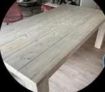 Eettafel whitewash steigerhout, Ophalen, 150 tot 200 cm, 200 cm of meer, Zo goed als nieuw