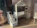 Life Time Hide Out Halfhoog Hut Bed, Ophalen, 85 tot 100 cm, Hoogslaper of Stapelbed, Zo goed als nieuw